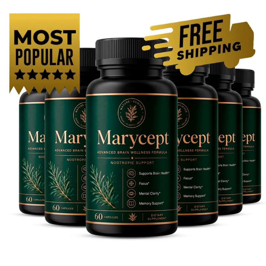 Marycept nootropic brain wellness bottles